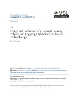 Engaging High School Students in Protein Design