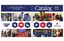 2017 - 2018 Clackamas Community College &bull; Catalog