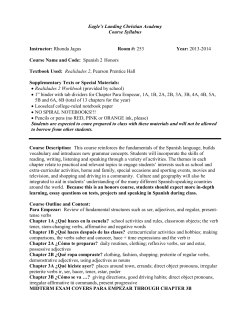 Rhonda Jagus Room #: 253 Year: 2013