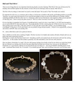 Bali and Thai Silver