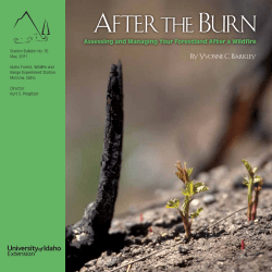 After the Burn - Oregon State University Extension Service