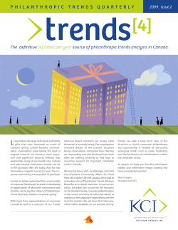 Long before the large individual and family gifts that now dominate