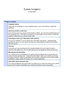 Detail Coded Information Agreement