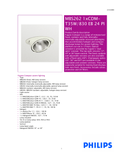 MBS262 1xCDM- T35W/830 EB 24 PI WH