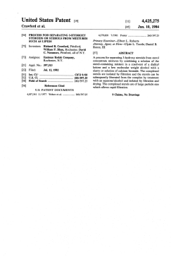Process for separating 3-hydroxy steroids or sterols from mixtures