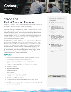 Datasheet - 7090-25 CE Packet Transport Platform