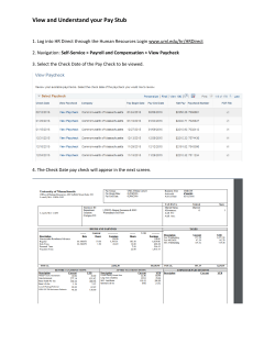 Learn how to view and understand your pay stub