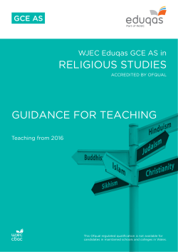 AS Guidance for Teaching