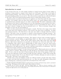 Introduction to sound