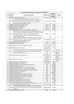 5. Revised drug List