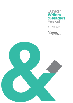 9-14 May 2017 - Dunedin Writers Festival