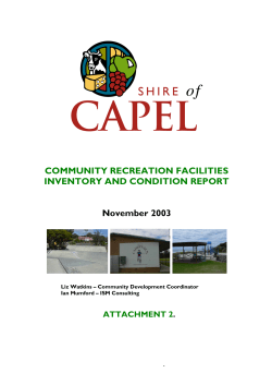 Strategic Plan Facilities Inventory Attachment 2