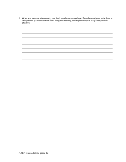 NAEP released item, grade 12