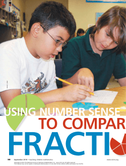 Comparing Fractions