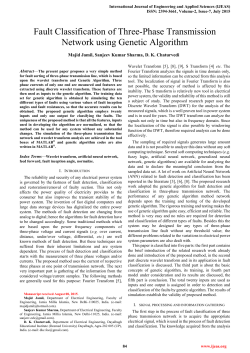 Fault Classification of Three-Phase Transmission Network using