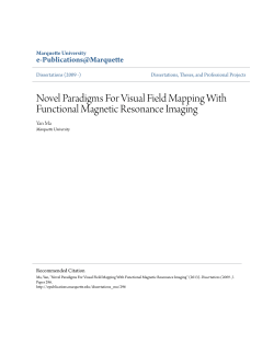 Novel Paradigms For Visual Field Mapping With Functional