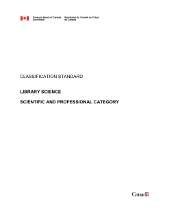 classification standard library science scientific and professional
