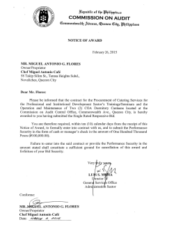 02/26/2015 - Commission on Audit