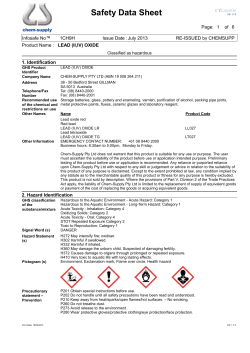 Safety Data Sheet - Chem