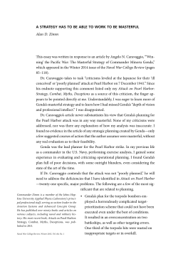 A Strategy Has to Be Able to Work to Be Masterful