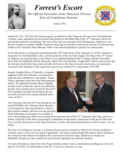 Forrest`s Escort - Tennessee Division, SCV