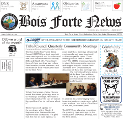 April - Bois Forte
