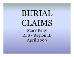 Burial Claims - Military Order of the Purple Heart