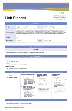 Full Unit Plan  - NVSD44 New Curriculum