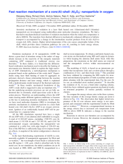 Fast reaction mechanism of a core&bdquo;Al&hellip;