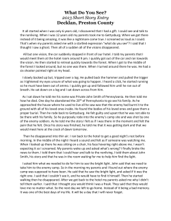 Short Story &ndash; Decklan