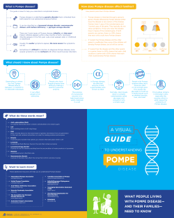 Pompe Disease Infographic