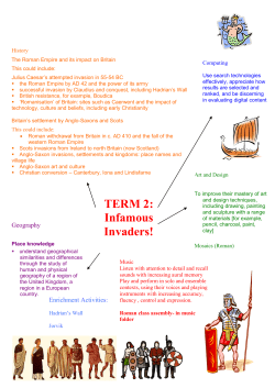 TERM 2: Infamous Invaders!
