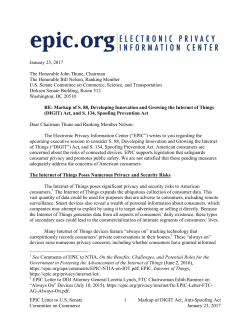 Markup of S. 88, Developing Innovation and Growing