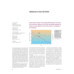 Alliances in the Oil Field