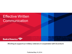 Effective Written Communication