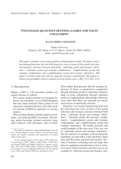 1. Introduction - Taloustieteellinen Yhdistys