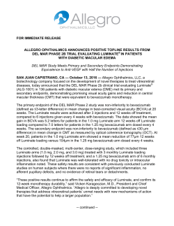 the PDF - Allegro Ophthalmics