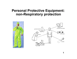 Chemical Protective Clothing Selection