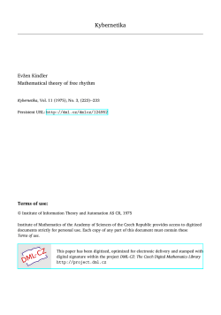 Mathematical theory of free rhythm