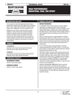 high performance industrial coal tar epoxy - Rust