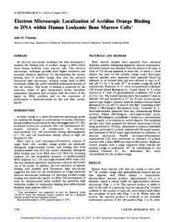 Electron Microscopic Localization of Acridine