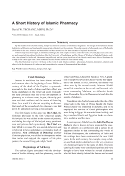 03 II.qxd - International Society for the History of Islamic Medicine