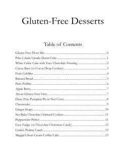 Gluten-Free Desserts