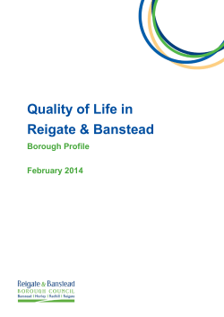 Quality of Life Profile 2014