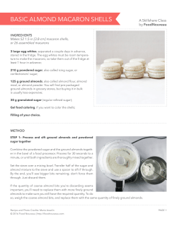 basic almond macaron shells