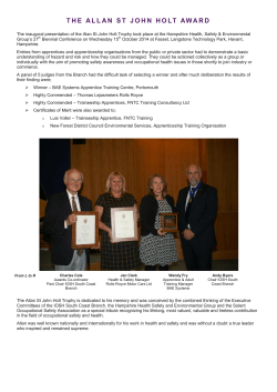 the allan st john holt award