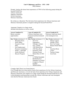 Unit 9: Diplomacy and War &ndash; 1933