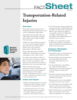 Transportation-Related Injuries - National Business Group on Health
