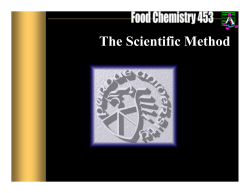 The Scientific Method