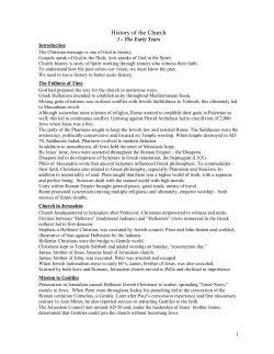 History of the Church - White Memorial Presbyterian Church